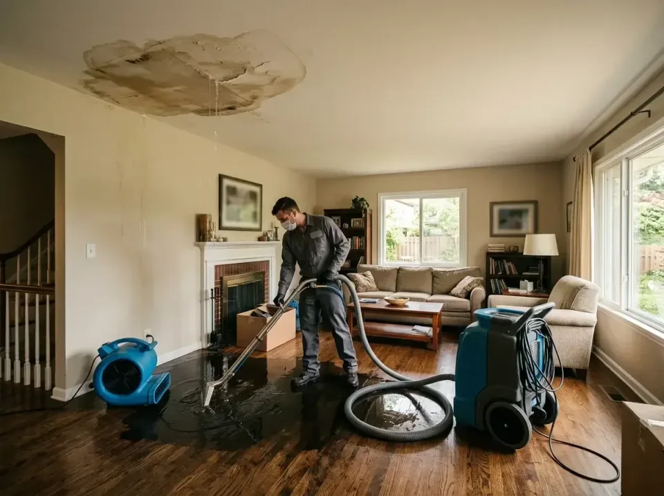 attic-pipe-burst-ceiling-drip-008 — frequently asked questions, Water Damage Restoration & Carpet Care in Monticello, IA